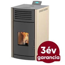 RUBYNOR ONYX HYDRO 12 vízteres agri pellet tüzelésű kályha (12,2 kW - krém)