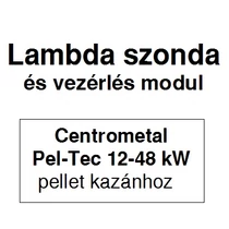 Lambda szonda és vezérlő modul (Pel-Tec pellet kazánhoz)