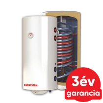 Sunsystem MB V/S2 L 120 fali álló indirekt HMV tartály 2 párhuzamos hőcserélővel (balos / 120 liter / 3 kW)