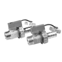 CherNorm töltő-leeresztő gömbcsap 1/2&quot; króm
