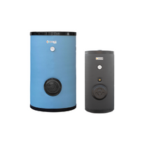 APAMET STIL 50 puffer tartály és APAMET HP BOT 200 HMV tartály