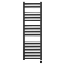 WENTOREX Tolla Electric 900 Watt elektromos törölközőszárító radiátor (fekete - 500 mm)