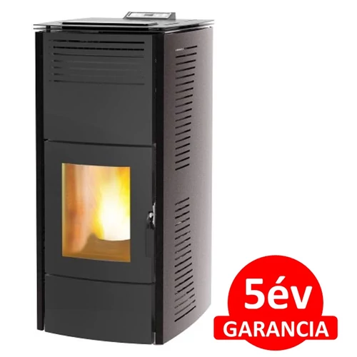 Centrometal CentroPelet ZV16 (16,1 kW) meleg levegős és vízteres pelletkandalló, pelletkályha (szürke)