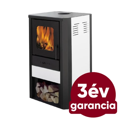 Falcon MONZA Comodo Central W27 vízteres fatüzelésű kályha  (27 kW - fehér)