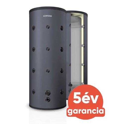 KODSAN KBT-B 1500 hűtési és fűtési puffer tartály szigeteléssel (1500 liter)