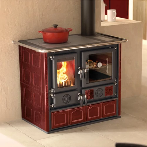 La Nordica ROSA 5.0 MAIOLICA fatüzelésű tűzhely (8,8 kW)