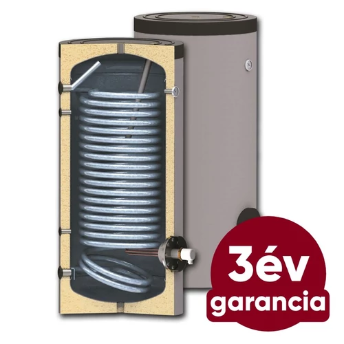 Értékcsökkent SUNSYSTEM SWP N 200 indirekt használati meleg víz tartály hőszivattyúhoz (168 liter) - 1 hőcserélővel