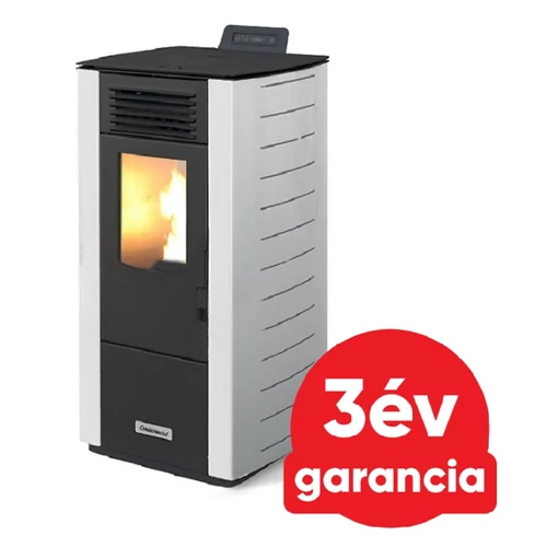 Centrometal CentroPelet Z12 (9 kW) meleglevegős pellet tüzelésű kályha (fehér)