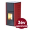 Falcon COMODO Central P18 vízteres pellet kályha (18 kW - Bordó)