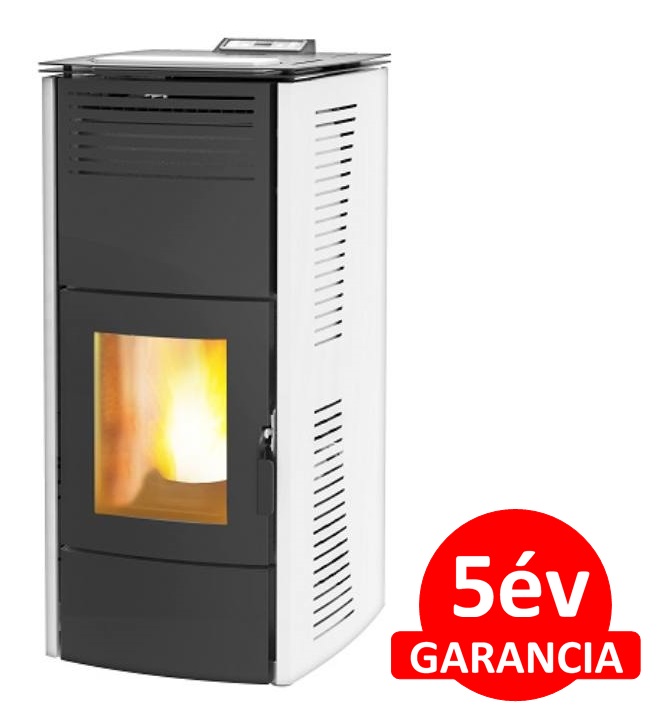 Centrometal CentroPelet ZV16 (16,1 kW) meleg levegős és vízteres pelletkályha (fehér)