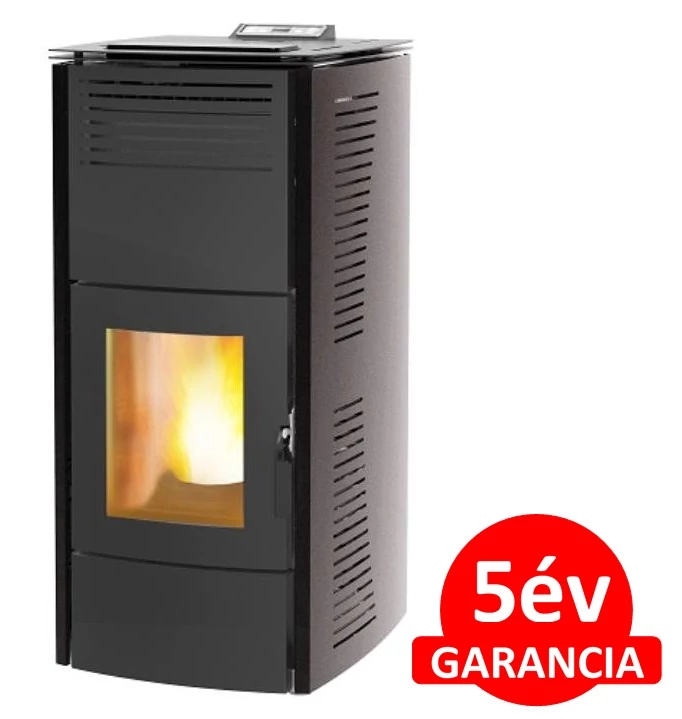 Centrometal CentroPelet ZV16 (16,1 kW) meleg levegős és vízteres pelletkályha (szürke)