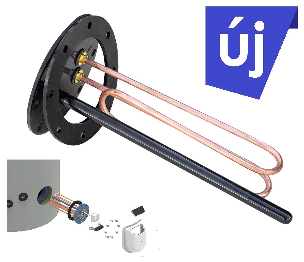 ELDOM elektromos fűtőbetét készlet 180 mm átmérőjű karimával 3 kW (150-1000 liter)