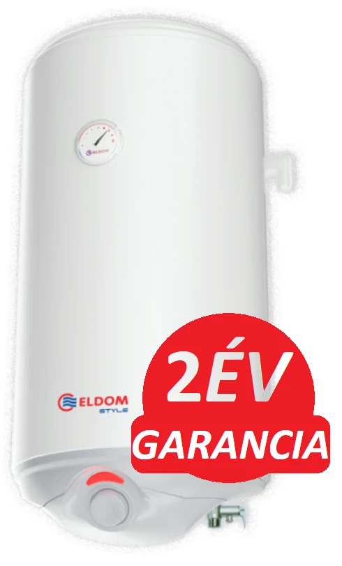 ELDOM Style 120 literes zománcozott elektromos vízmelegítő (2 kW - 435 mm Ø)