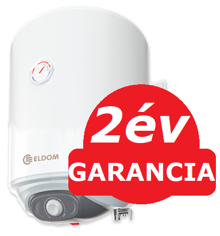 ELDOM Style 30 literes zománcozott elektromos vízmelegítő (1,5 kW - 387 mm Ø)