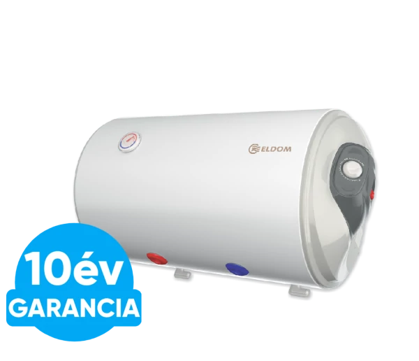 ELDOM Favourite 80 HBR vízszintes elektromos vízmelegítő (2 kW - Ø 462 mm - 80 liter - alsó bekötés)