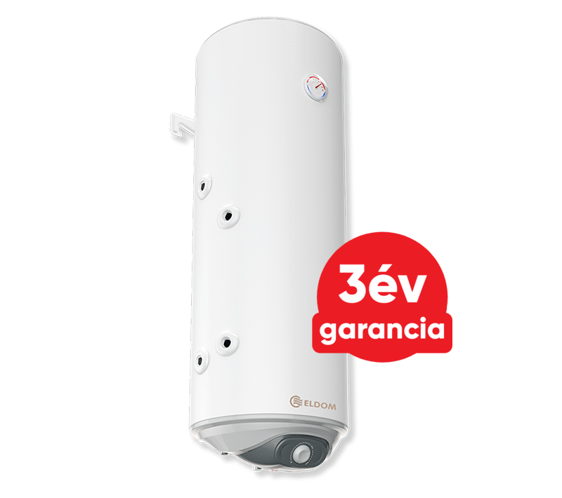 ELDOM Green Line SL80 - fali indirekt használati meleg víz tartály 1 hőcserélővel (balos / 80 liter / 2 kW / 387 mm Ø)