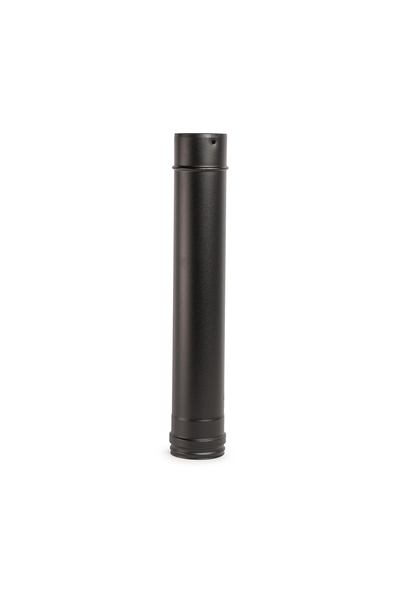 80 x 500 mm rozsdamentes pellet kályha füstcső - fekete (80 mm)
