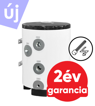 FALCON HPB 50 INOX hűtési és fűtési puffer tartály 3 kw-os fűtőbetéttel hőszivattyúhoz (50 liter)