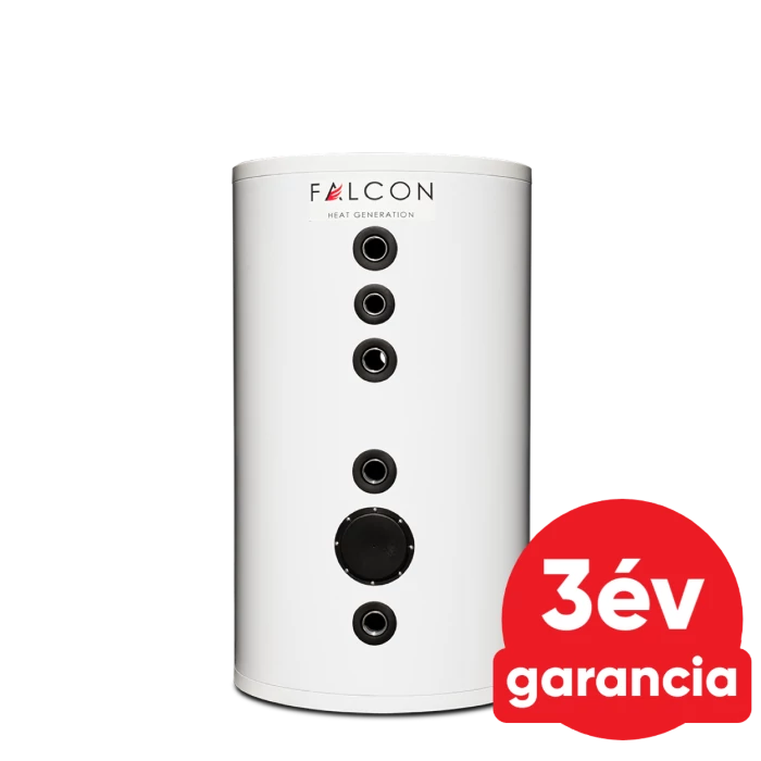 FALCON HPBe 300 INOX hűtési és fűtési puffer tartály  hőszivattyúhoz (304 liter / 3 kW)