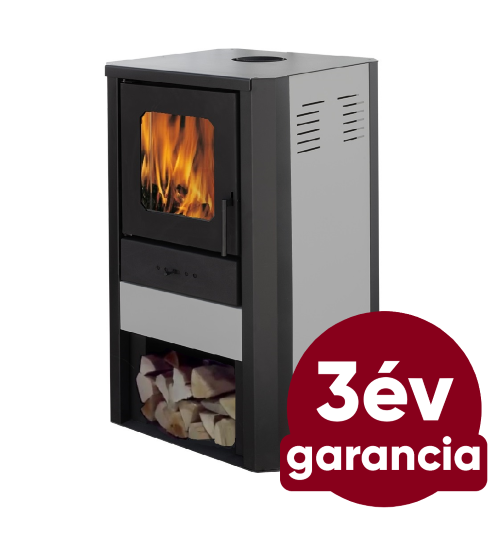FALCON COMODO Central W27 vízteres fatüzelésű kályha  (27 kW - szürke)