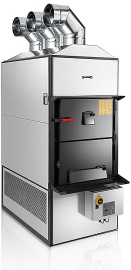 FABBRI F120 vegyes tüzelésű meleg levegős kazán (139,2 kW)