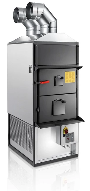 FABBRI F85 CV vegyes tüzelésű meleg levegős kazán (92,8 kW)