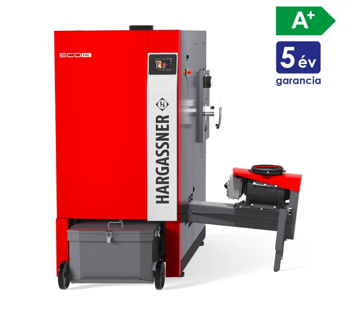 Hargassner Eco-HK  130 - 230 kW fa-apríték tüzelésű vízteres kazán