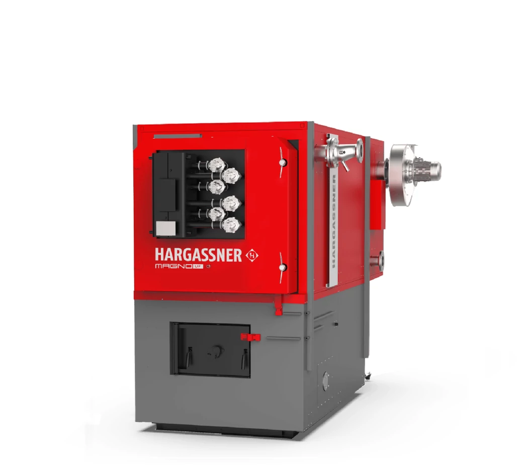 Hargassner Magno-UF  250 - 550 kW fa-apríték tüzelésű vízteres ipari kazán