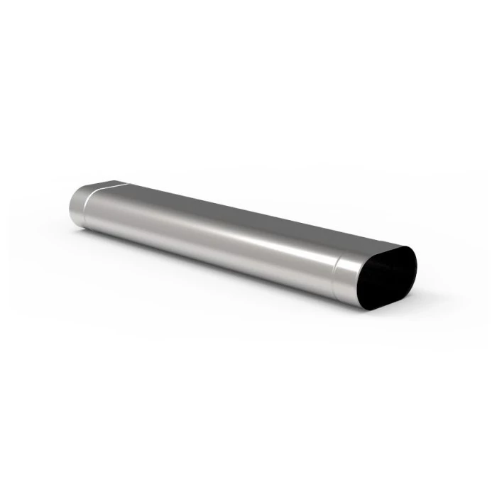 Ovális 1000 mm-es kémény béléscső 0,8 mm-es saválló anyagból (120X240)