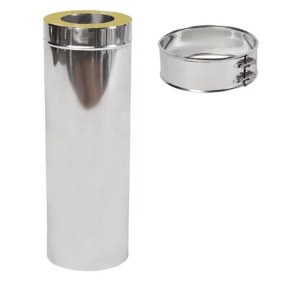 KOMINUS KZD 200/300 MM, 0,5 méteres szigetelt hosszelem, csatlakozó bilinccsel
