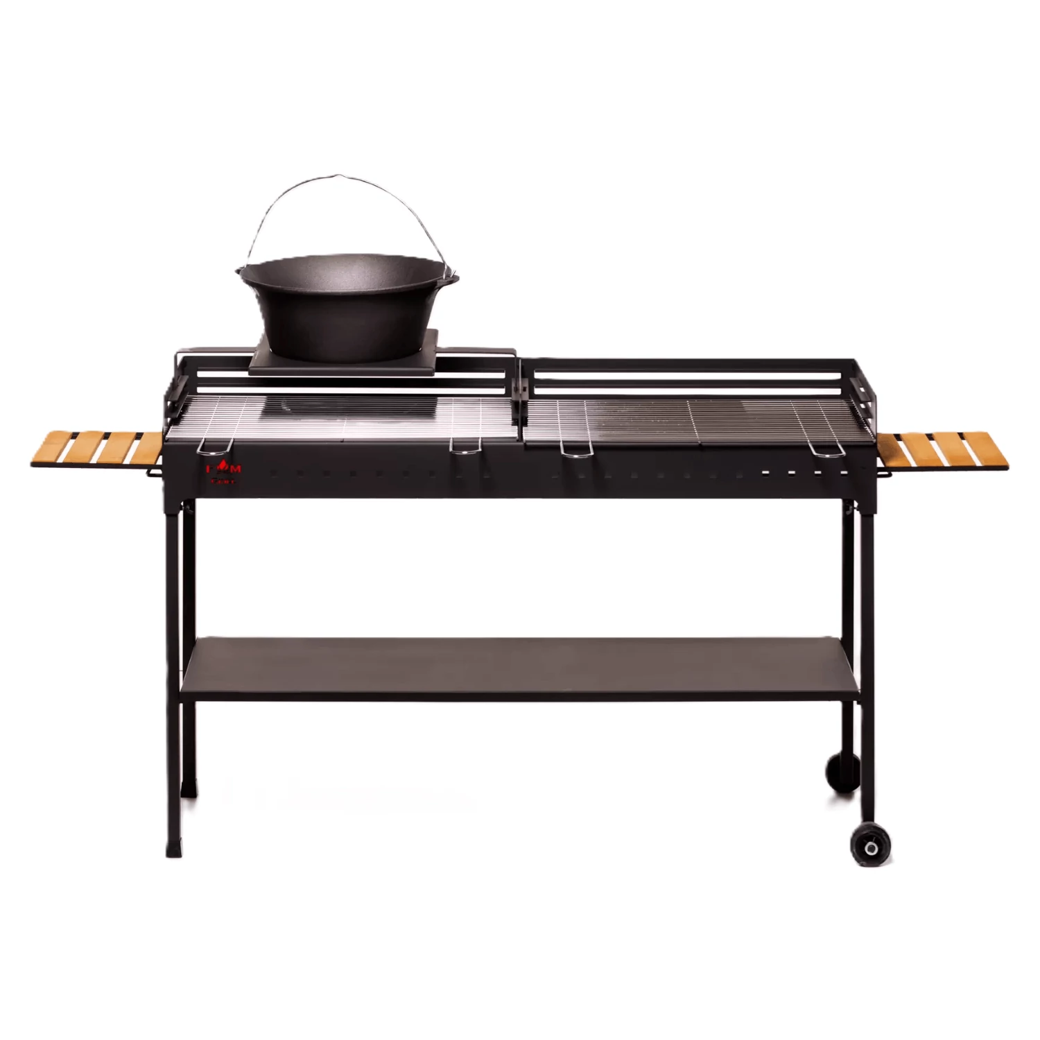 MSS Premium FM R Grill grillsütő állvány üsttartóval (134 x 40 cm)