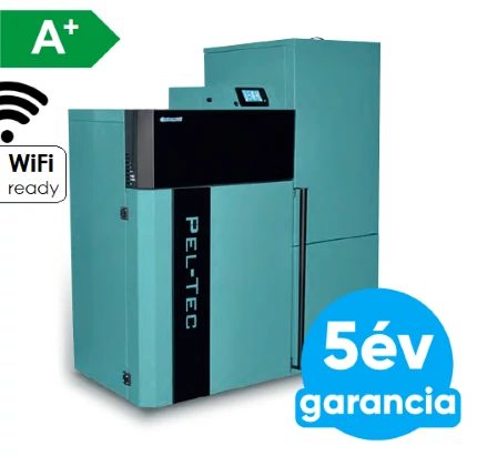 Centrometal PelTec 24 kW automata pellet tüzelésű kazán A+ energia osztályú