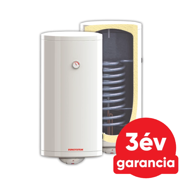 Sunsystem BB V/S1 L 200 fali álló indirekt HMV tartály 1 hőcserélővel (balos / 200 liter / 3 kW)