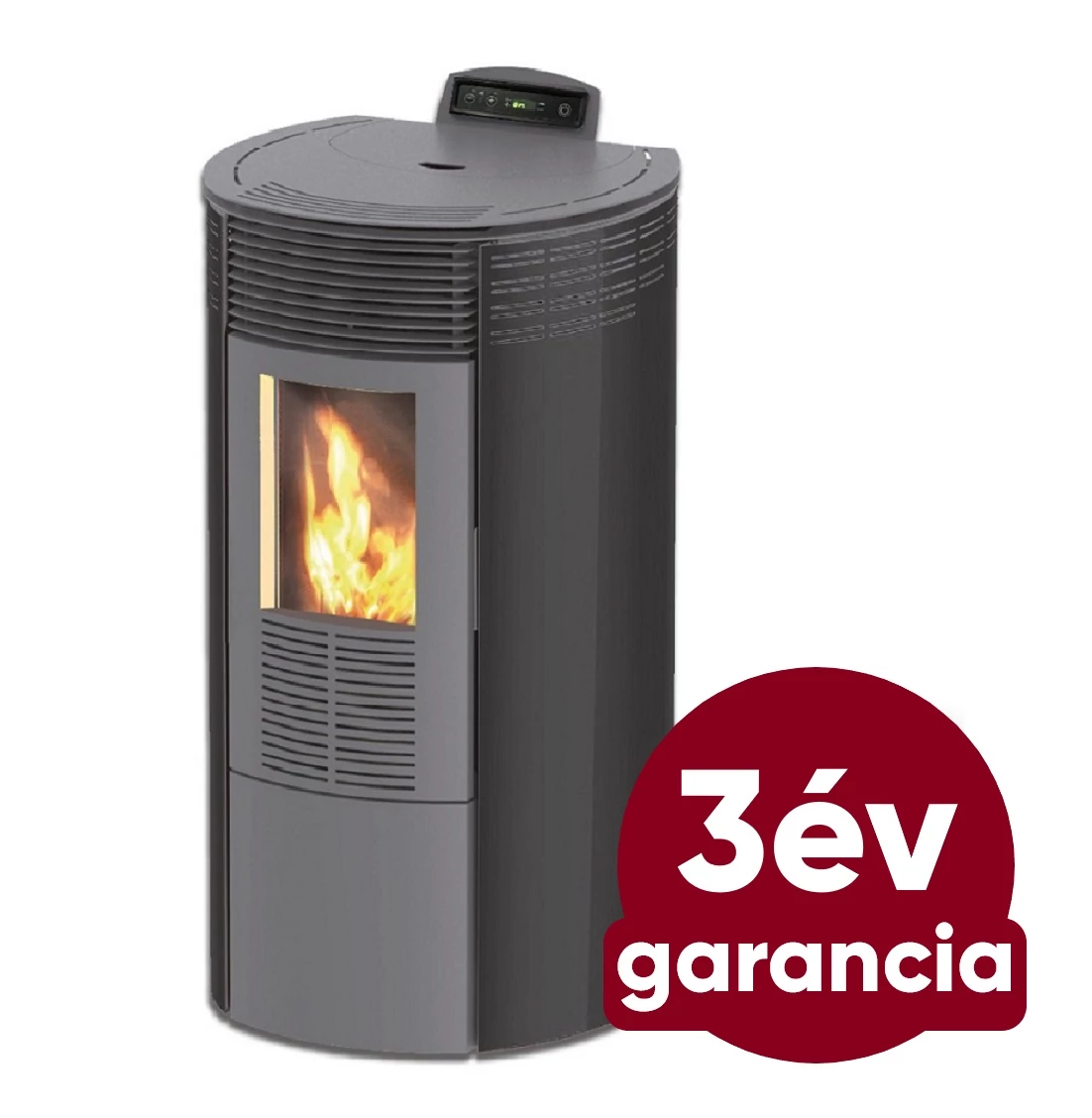 Centrometal CentroPelet ZR12 meleg levegős pelletkályha (szürke)
