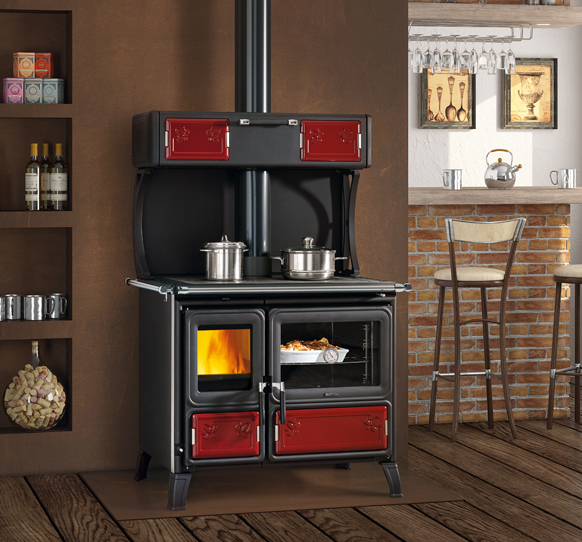 La Nordica MILLY fatüzelésű tűzhely (8,7 kW)