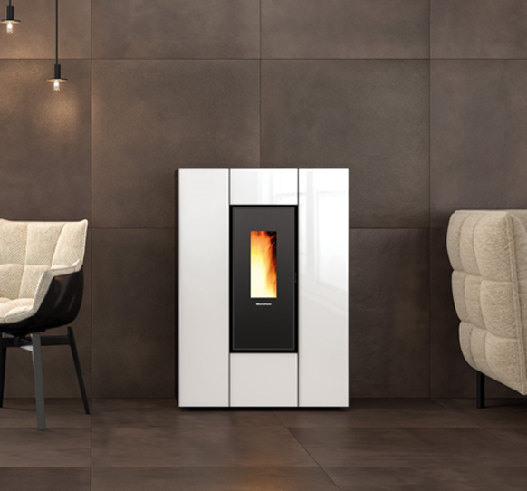 Extraflame MARILENA PLUS AD CRYSTAL légbefúvásos pellet kályha (8 kW)