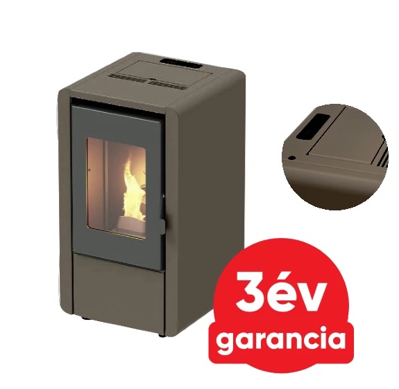 Centrometal CentroPelet Z6 meleg levegős pelletkályha (rozsdabarna)